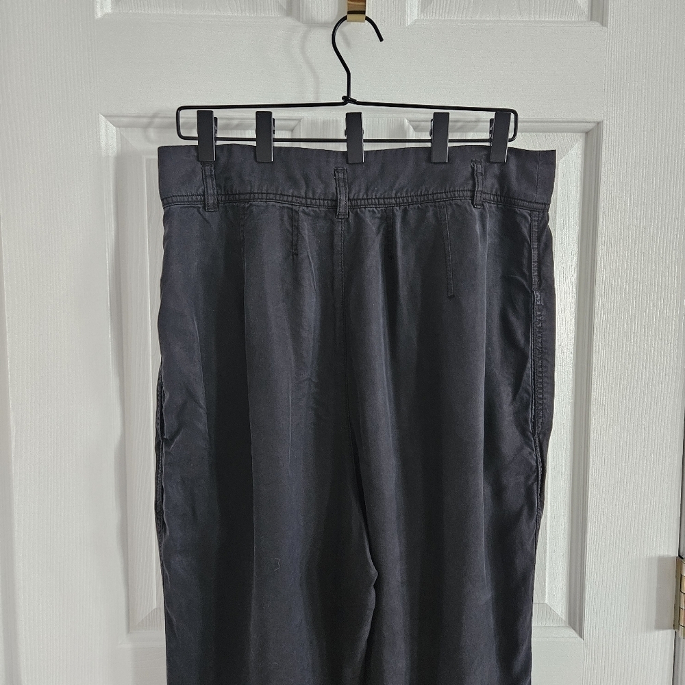 NWOT Free People Calla Pleated Trousers- Washed Black - Picture 4 of 7